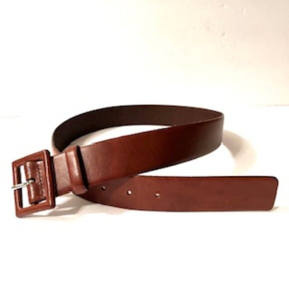 Theory Women’s Brown Leather Belt , Made in Italy - Picture 2 of 5